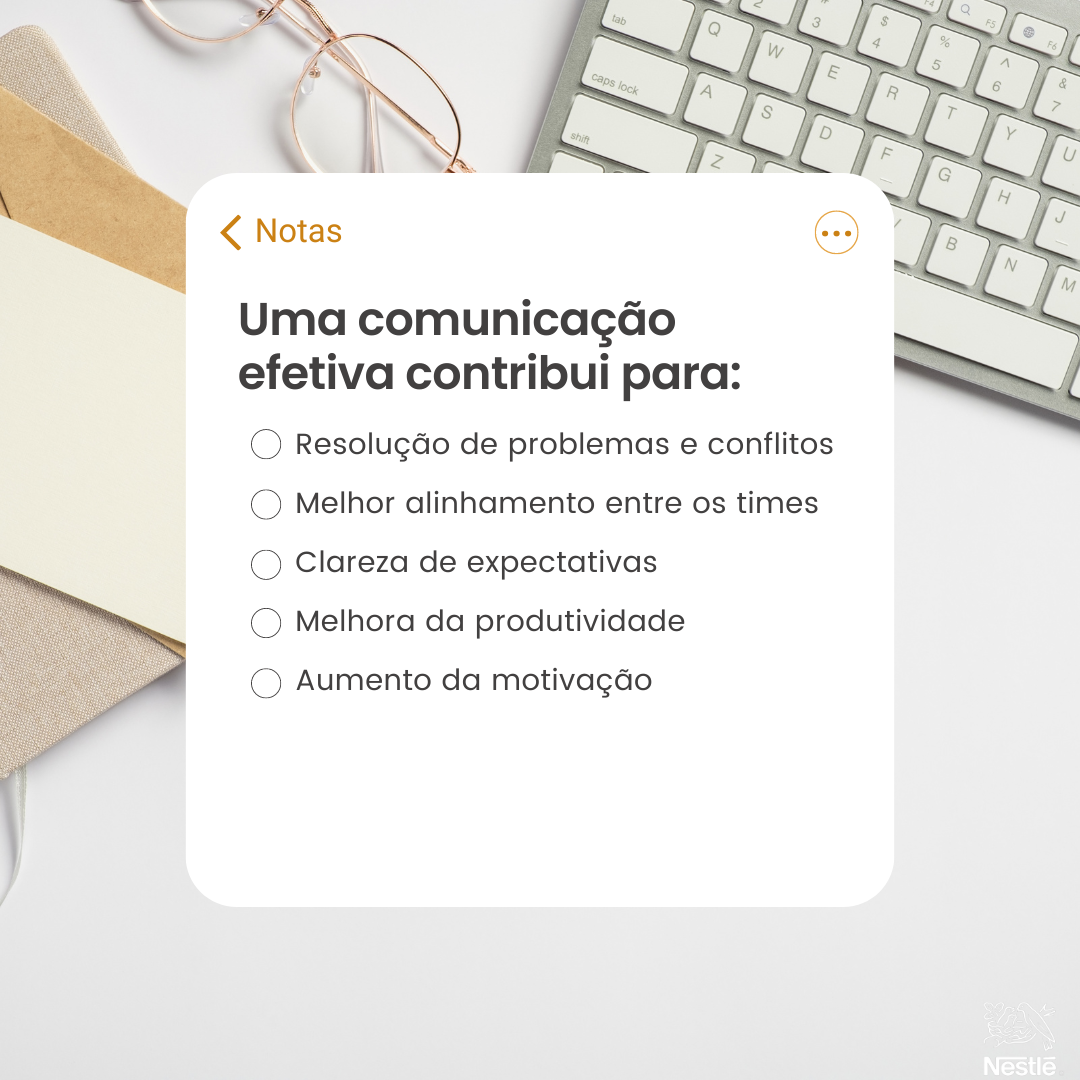 Citação sobre as principais contribuições de uma comunicação efetiva.
